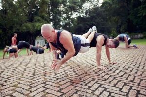Push-Up Claps in Fort Canning (Black Session)